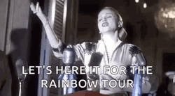 Madonna Singing Don't Cry For Me Argentina  GIF