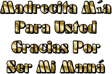 Madrecita Mia Gracias For Being My Mom Sticker