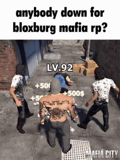 Mafia City Man With Back Tattoo GIF