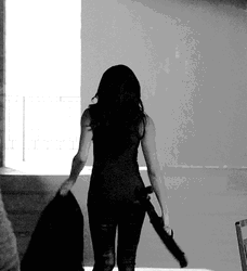 Mafia Girl Leaving The Scene GIF