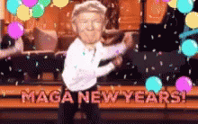 Maga New Year Trump Dancing GIF