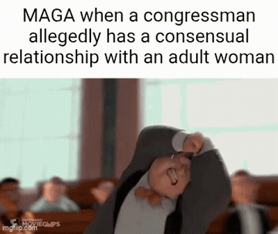 Maga When A Congressman Allegedly Has A Consential Relationship With An Adult Woman GIF
