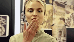 Magdalena Frąckowiak Flirty Flying Kiss GIF