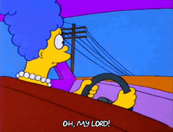 Maggie Simpson Jesus Take The Wheel GIF