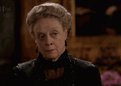 Maggie Smith Disgusted Expression Making Face GIF