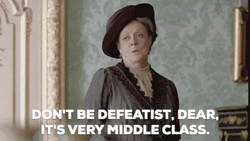 Maggie Smith Downtown Abbey Series GIF