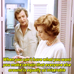 Maggie Smith Michael Caine Movie Scene GIF