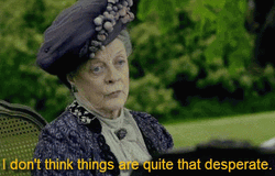 Maggie Smith Period Series Downtown Abbey GIF