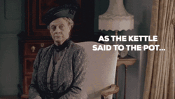 Maggie Smith Uttering Words Of Wisdom GIF