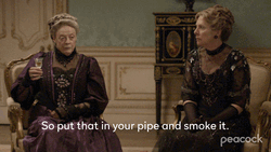 Maggie Smith Violet Crawley Downtown Abbey GIF