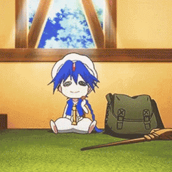 Magi Eating Alone GIF