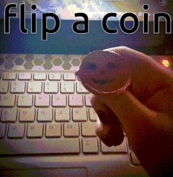 Magic Flip Coin Movement GIF