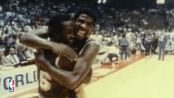 Magic Johnson Hugging GIF