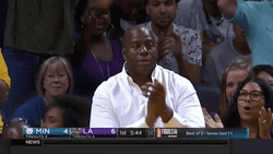 Magic Johnson In The Audience GIF