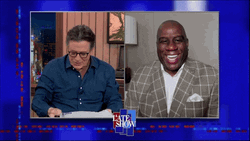 Magic Johnson Late Show GIF
