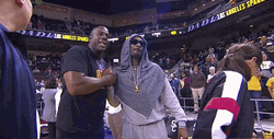 Magic Johnson Posing GIF