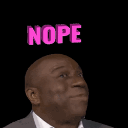 Magic Johnson Shaking Head Nope GIF