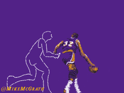 Magic Johnson Shooting GIF