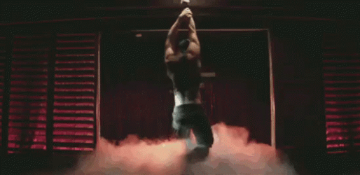 Magic Mike Spin Hang Sexy Dance GIF