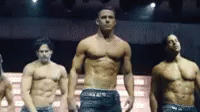Magic Mike XXL Channing Tatum Half Naked GIF