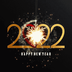 Magical 2022 New Year Text GIF