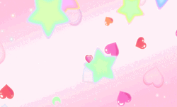 Magical Girl Heart Tunnel GIF