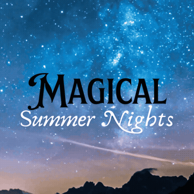 Magical Summer Nights Starry Sky GIF