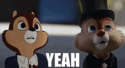 Magician Chip And Dale GIF