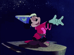 Magician Fantasia Mickey Mouse GIF