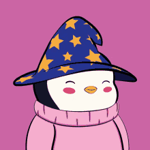 Magician Penguin Wearing Clothes GIF