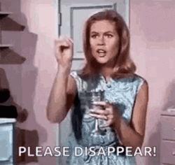 Magician Samantha Please Disappear GIF