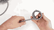 Magnet Metallic Balls Spin Sphere Tower GIF