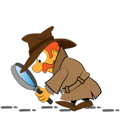 Magnifier Find Footsteps GIF