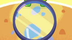 Magnifying Glass Magnify Big Green Guy Cartoon GIF