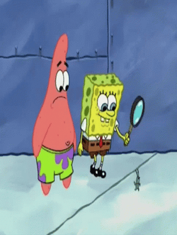Magnifying Glass Starfish Spongebob Burn Cockroach GIF
