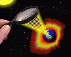 Magnifying Heat On Earth Global Warming GIF