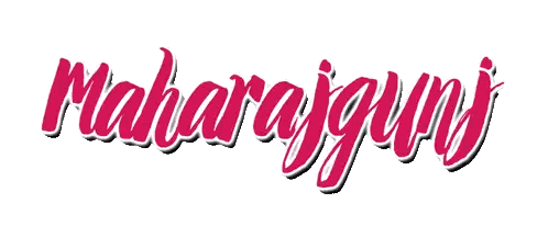 Maharajgiri Text In Red Sticker