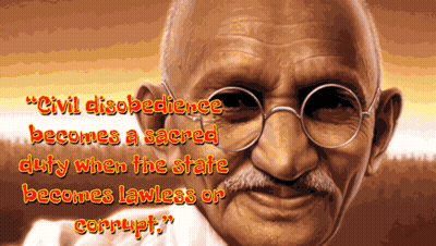 Mahatma Gandhi Civil Disobedience Becomes a Sacred Duty