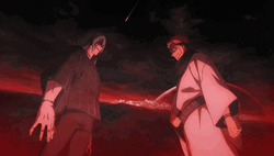 Mahito Facing Someone Scary GIF