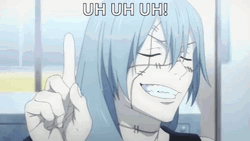 Mahito Swivels Finger GIF