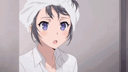Mai Sakurajima Blushing GIF