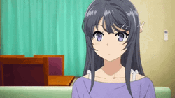 Mai Sakurajima No Reaction GIF