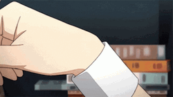 Mai Sakurajima Pinching Sakuta Azusagawa Cheeks GIF