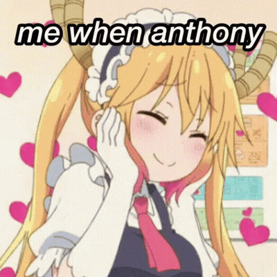 Maid With Horns Smiling Me When Anthony GIF