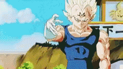 Majin Vegeta Full Blow GIF