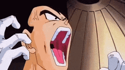 Majin Vegeta Headache GIF