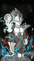 Majin Vegeta Outfit Change GIF