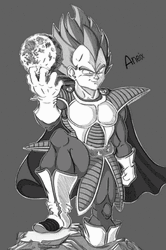 Majin Vegeta Transformation GIF