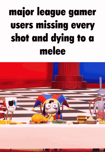 Major League Gamer Meme Missing Shots Dying To Melee GIF