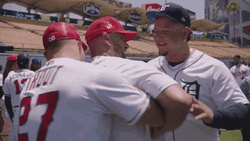 Major League Mike Trout Baseball Hug GIF